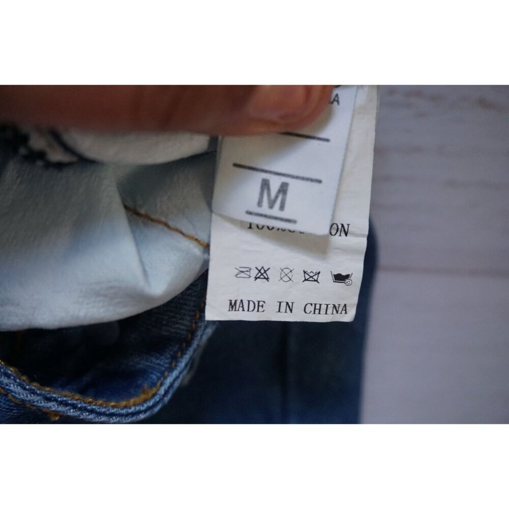 NYK Bell Bottom Flare Jeans Ripped High Rise - Size M, NWOT - Picture 3 of 6
